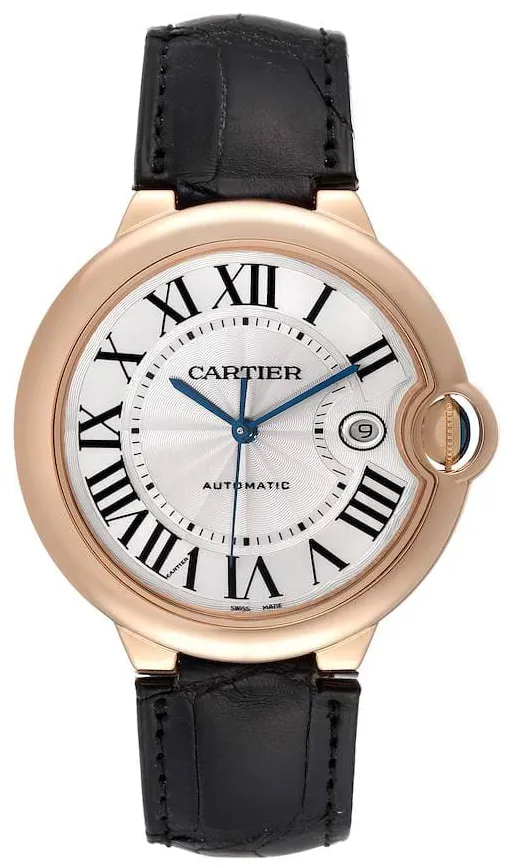 Cartier Ballon Bleu de Cartier W6900651 42mm Rose gold White