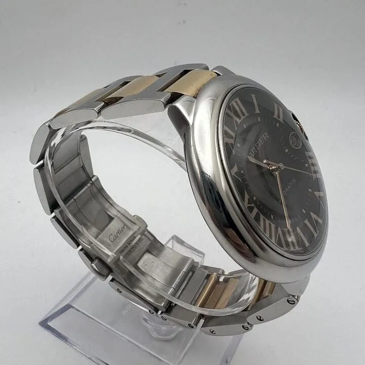 Cartier Ballon Bleu W6920032 42mm Stainless steel Brown 4