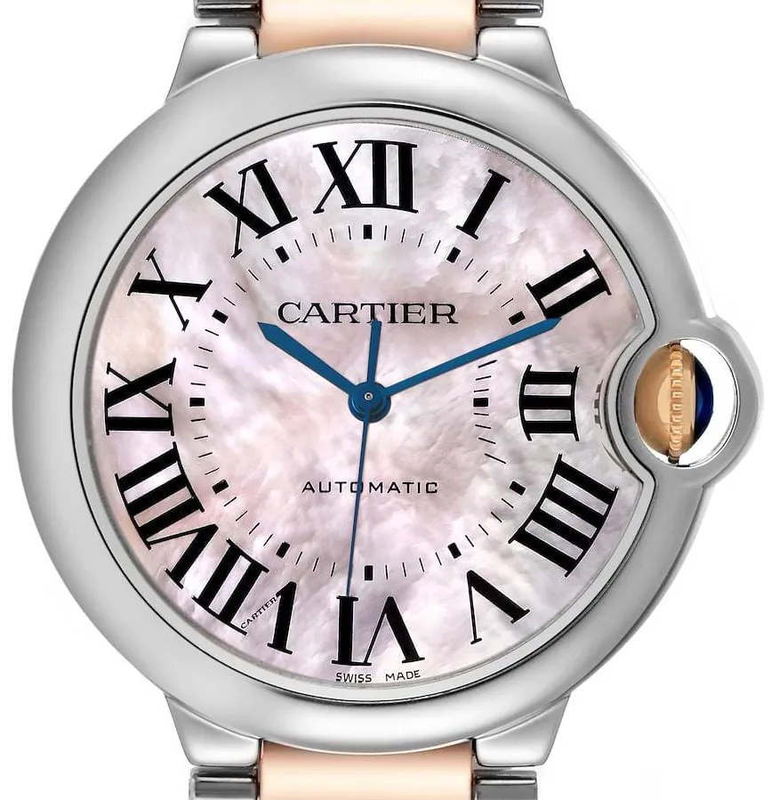 Cartier Ballon Bleu de Cartier W6920033 36.5mm Rose gold Pink