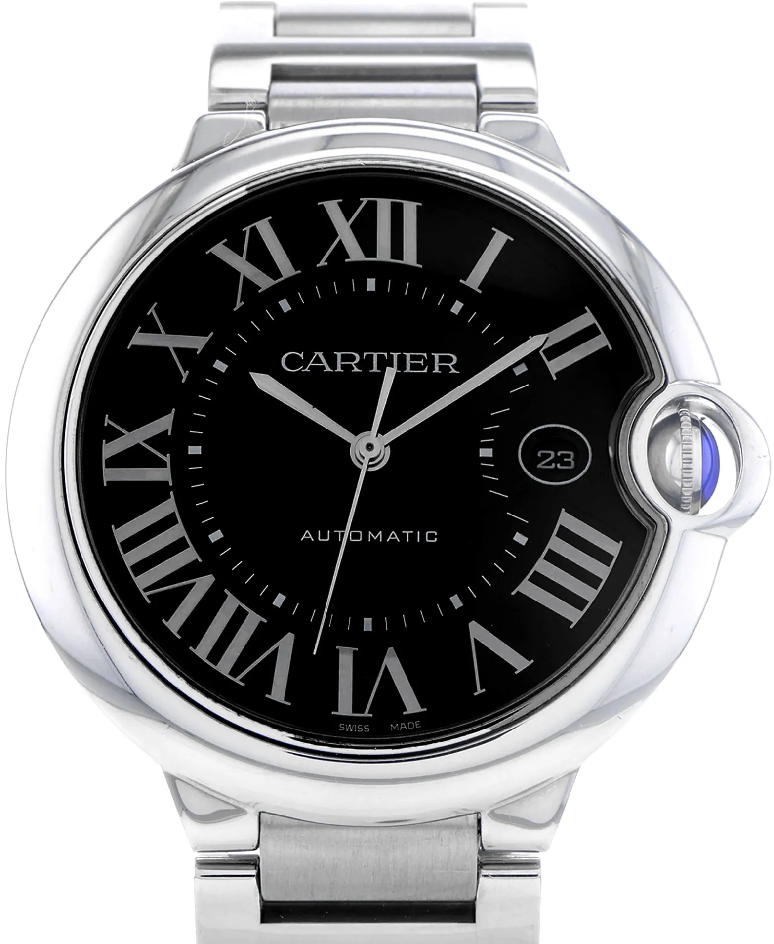 Cartier Ballon Bleu de Cartier W6920042 42mm Stainless steel Black