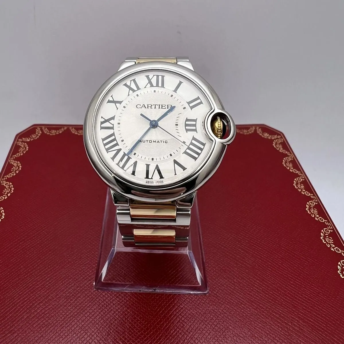 Cartier Ballon Bleu de Cartier W6920047 36.5mm Yellow gold Silver