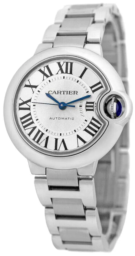 Cartier Ballon Bleu W6920071 33mm Stainless steel White