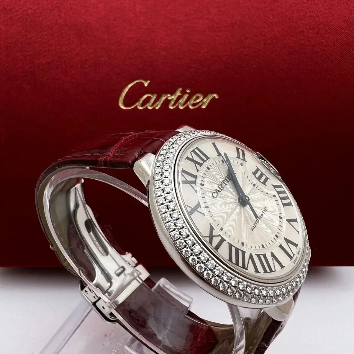 Cartier Ballon Bleu de Cartier WE900651 36.5mm White gold Silver 5