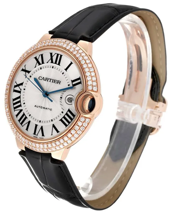 Cartier Ballon Bleu de Cartier WE900851 42mm Rose gold Silver 4