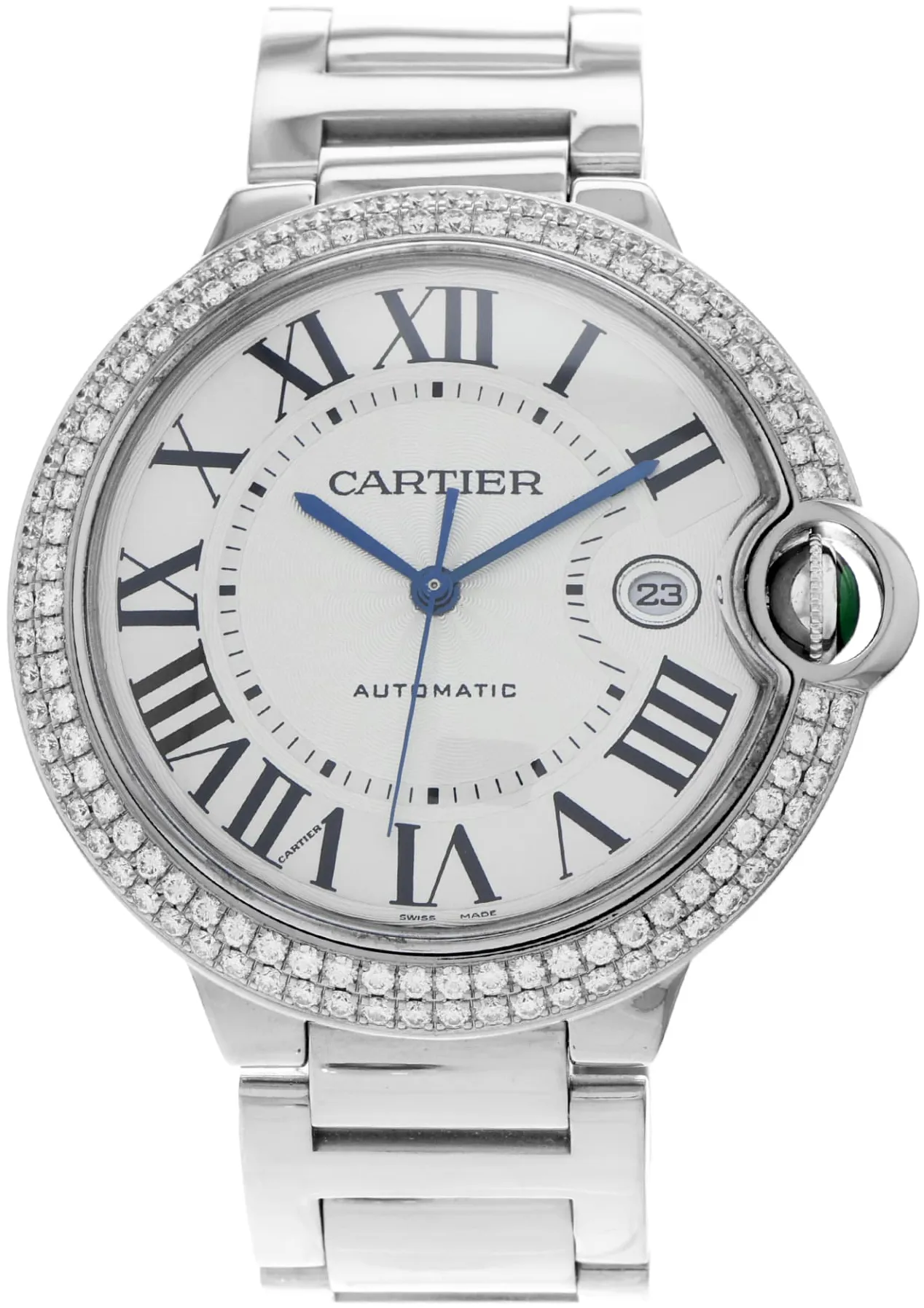 Cartier Ballon Bleu de Cartier WE9009Z3 42mm White gold Silver