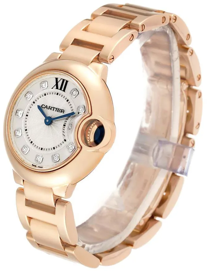 Cartier Ballon Bleu de Cartier WE902025 28mm Rose gold Silver 3