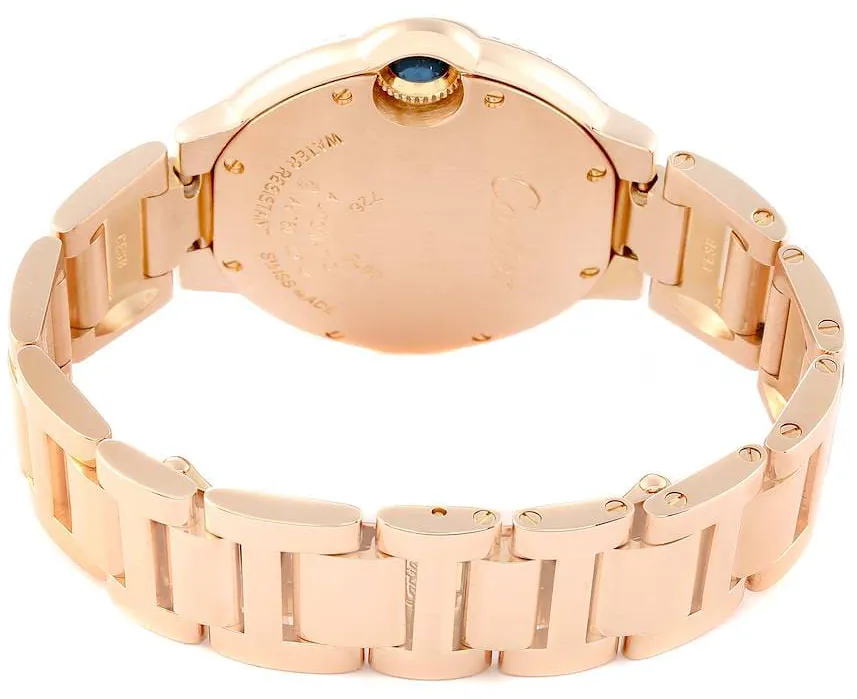 Cartier Ballon Bleu WE902034 33mm Rose gold Silver 3