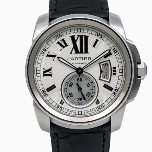 Cartier Calibre de Cartier W7100037 42mm Stainless steel Silver