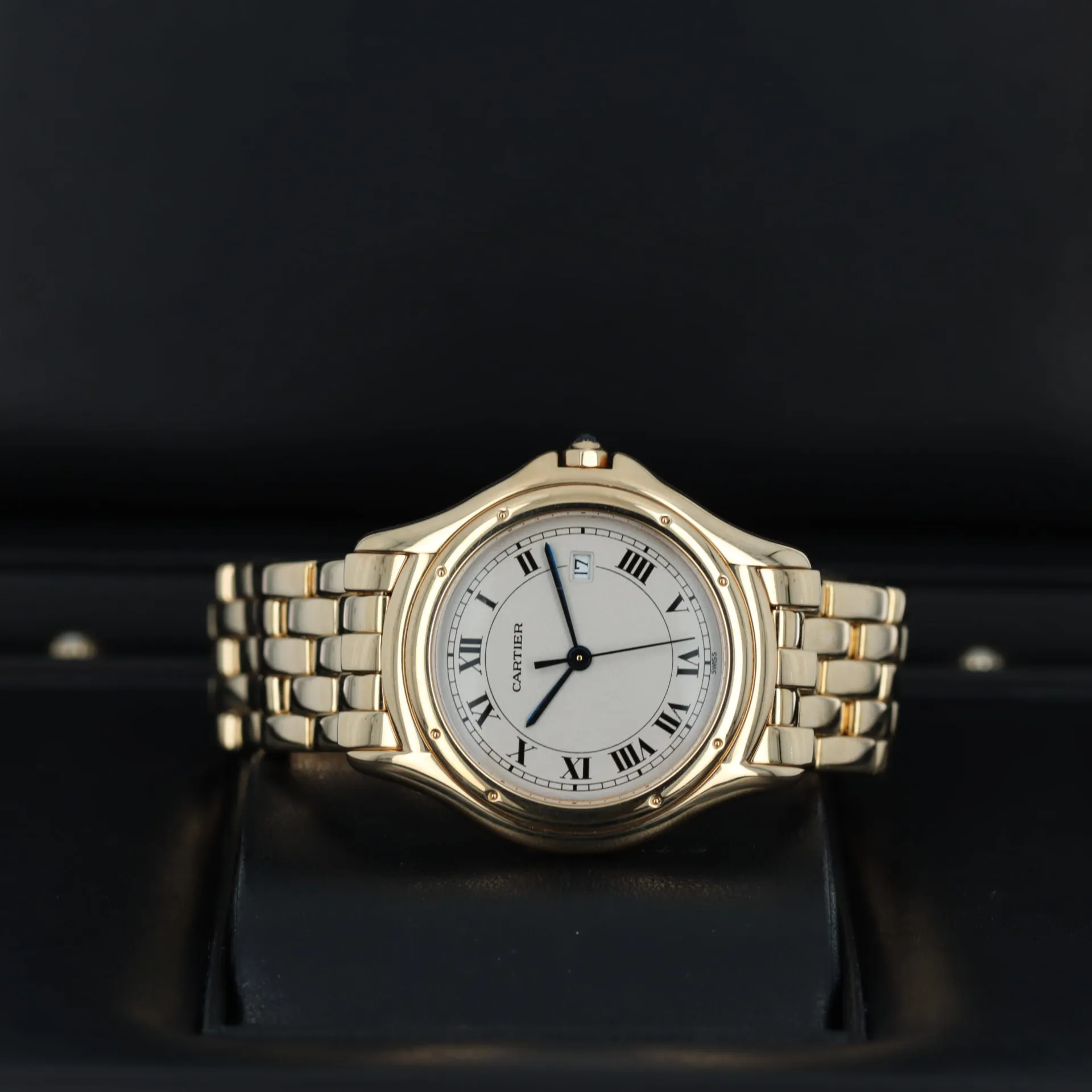 Cartier Cougar 887904 33mm Yellow gold White 3