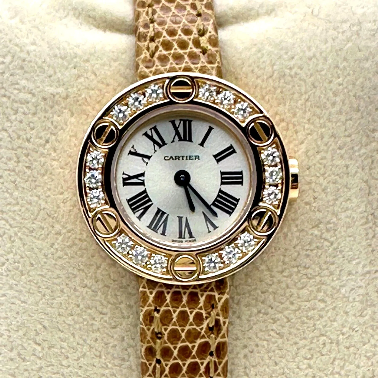 Cartier Love 2977 23mm Rose gold Silver