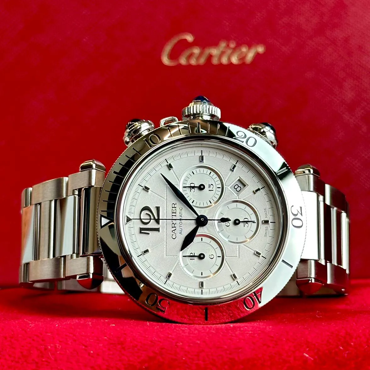 Cartier Pasha WSPA0018 41mm Stainless steel Silver 3