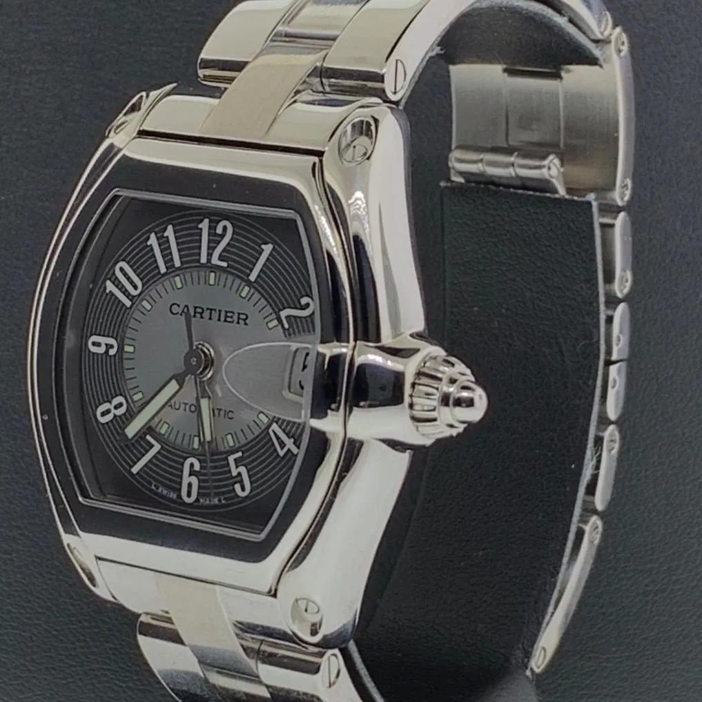 Cartier Roadster W62001V3 38mm Stainless steel Black 1