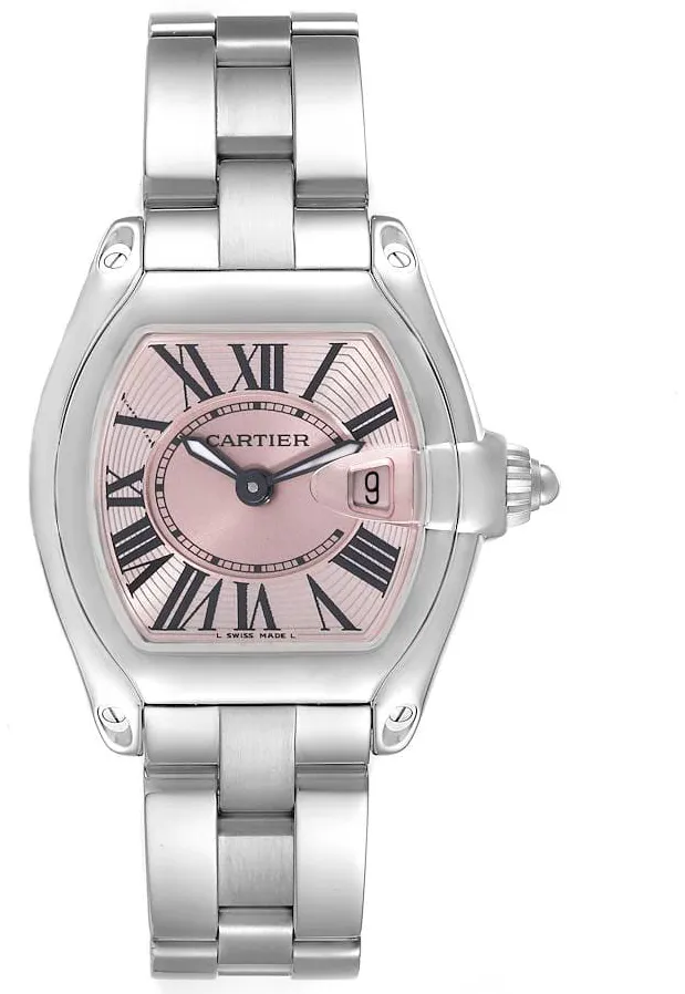 Cartier Roadster W62017V3 30mm Stainless steel Rose