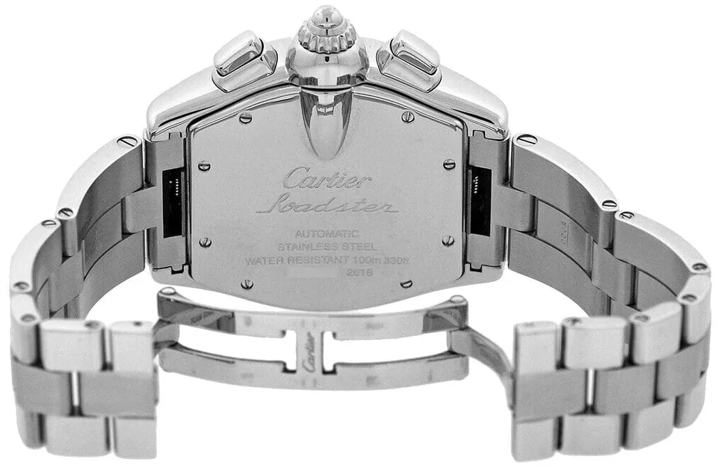 Cartier Roadster W62020X6 43mm Stainless steel Black 2