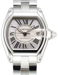 Cartier Roadster W62025V3 37mm Stainless steel Silver