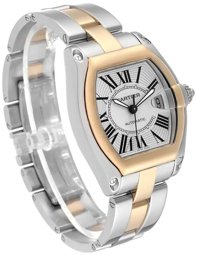 Cartier Roadster w62031y4 38mm Yellow gold Silver 4