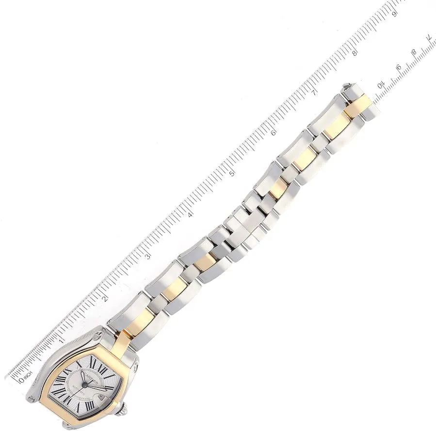 Cartier Roadster w62031y4 38mm Yellow gold Silver 4