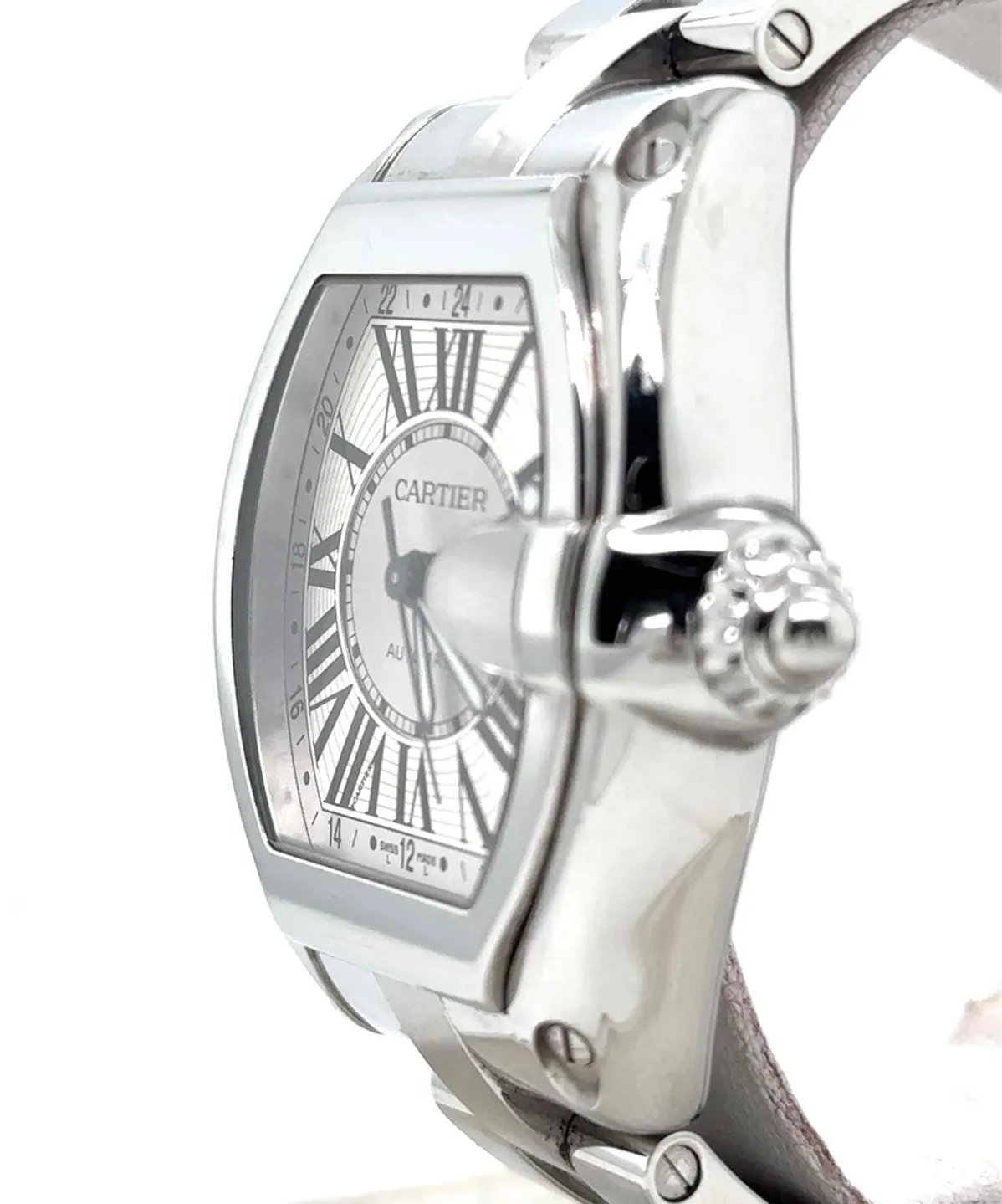 Cartier Roadster W62032X6 49mm Stainless steel Silver 2