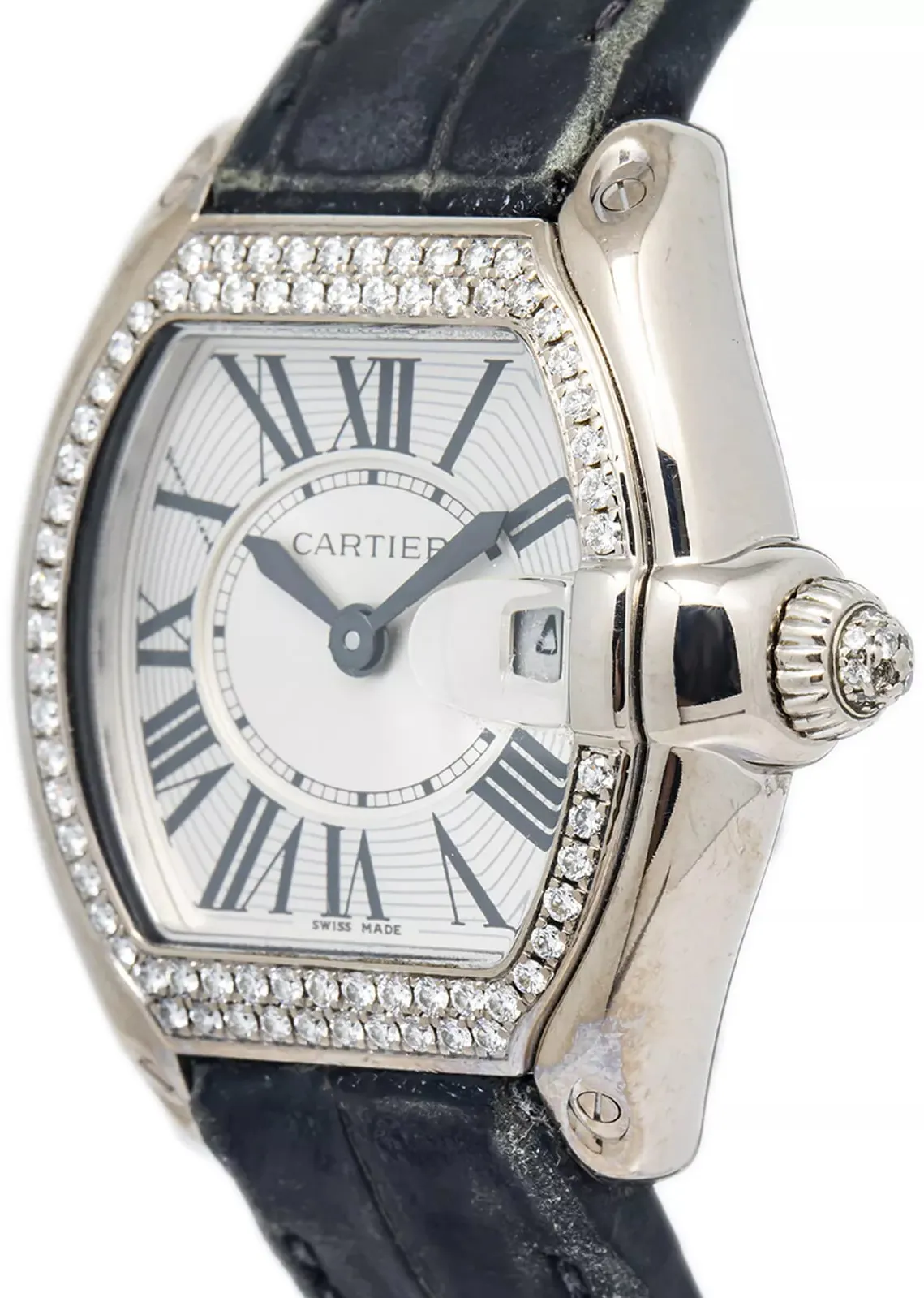 Cartier Roadster WE5002X2 36.5mm White gold Silver 1