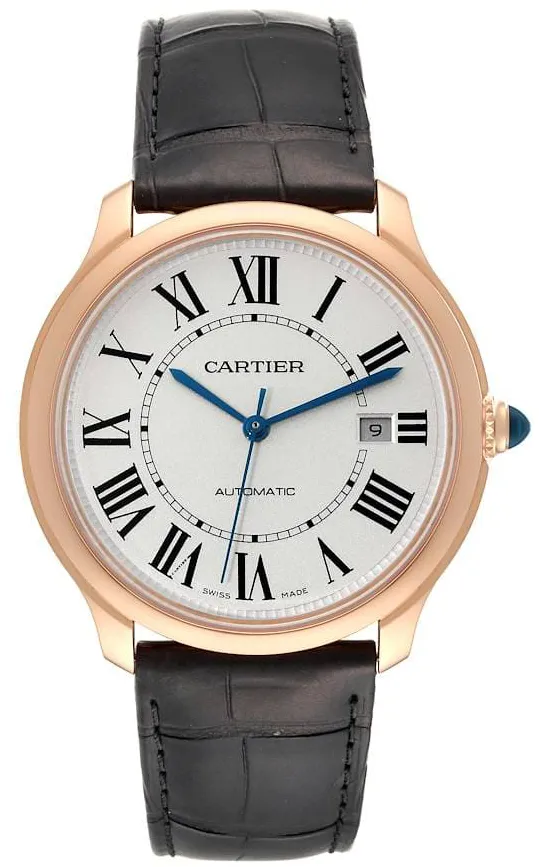 Cartier Ronde Louis Cartier WGRN0011 40mm Rose gold Beige