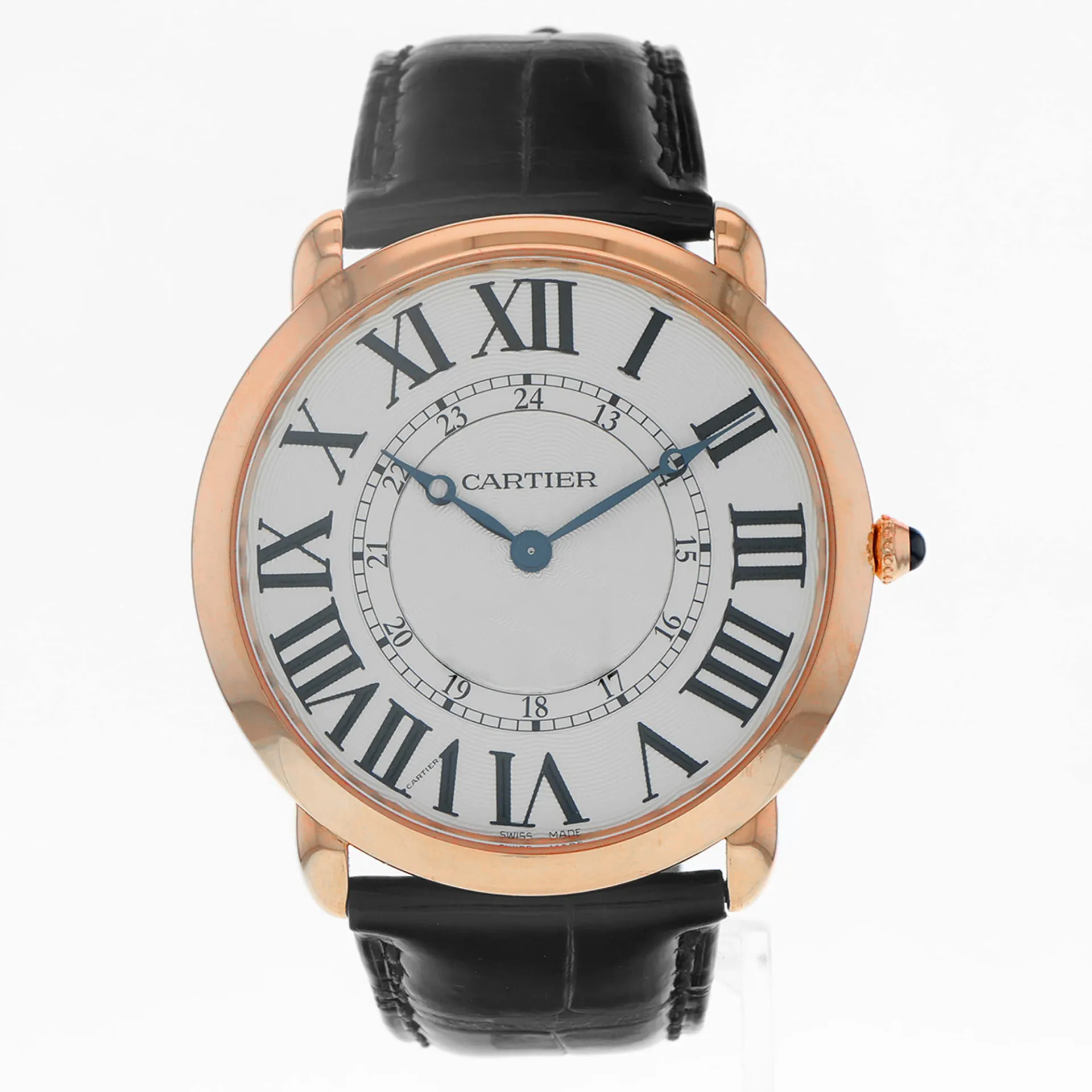 Cartier Ronde Louis Cartier W6801004 42mm Rose gold Silver