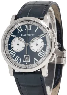 Cartier Rotonde de Cartier White gold Blue