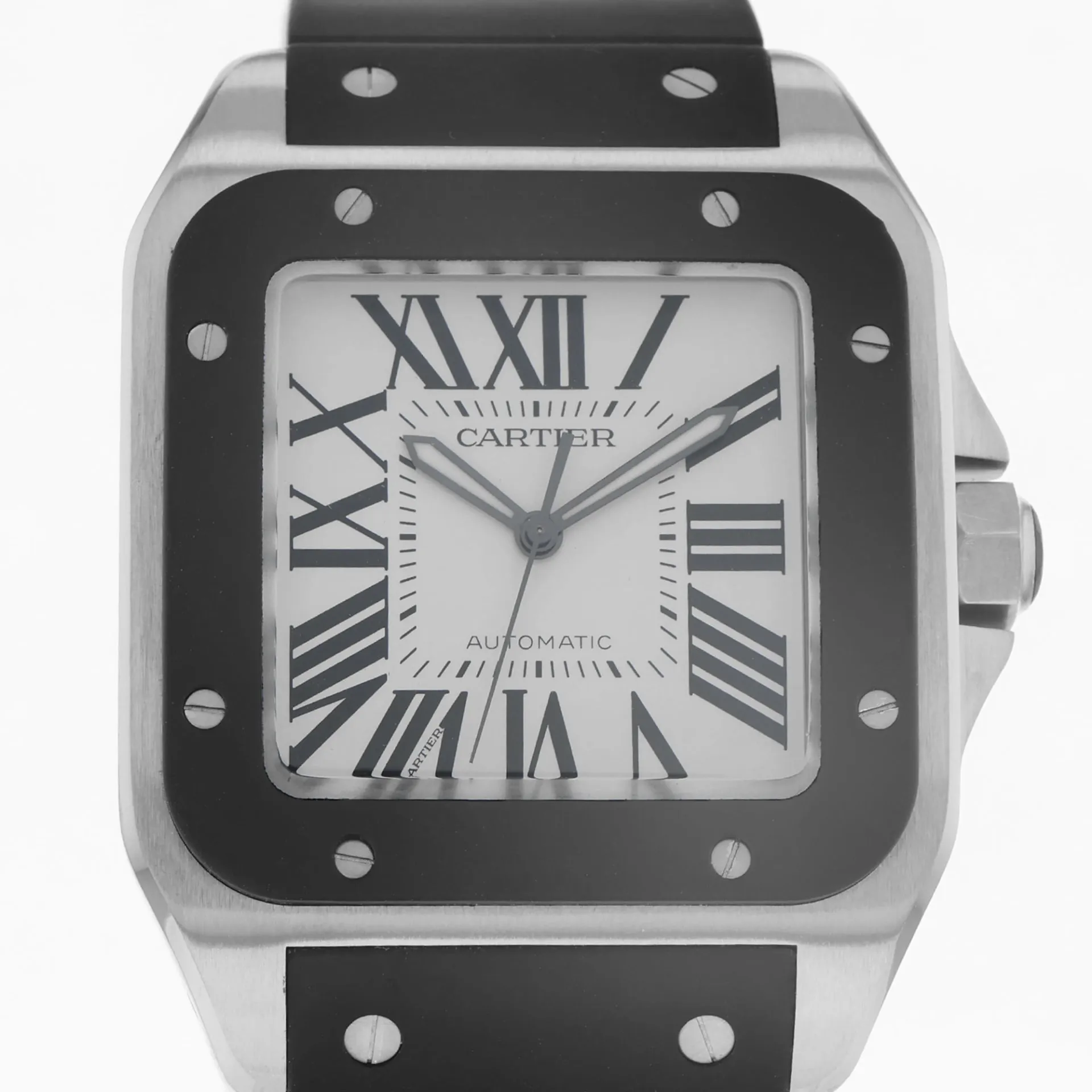 Cartier Santos 100 W20121U2 51mm Stainless steel Silver