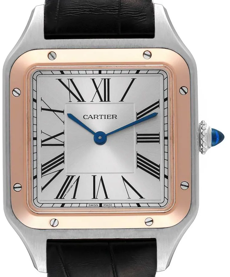 Cartier Santos Dumont W2SA0011 43.5mm Stainless steel Silver