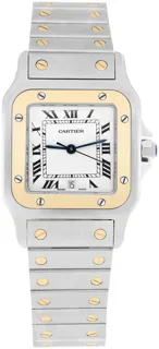 Cartier Santos Yellow gold and Stainless steel White