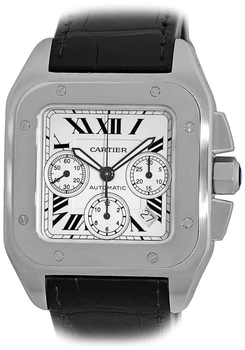 Cartier Santos W20090X8 41mm Stainless steel Silver 3