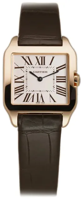 Cartier Santos W2009251 38.5mm Rose gold Silver