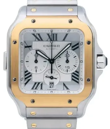 Cartier Santos W2SA0008 43.3mm Stainless steel Silver