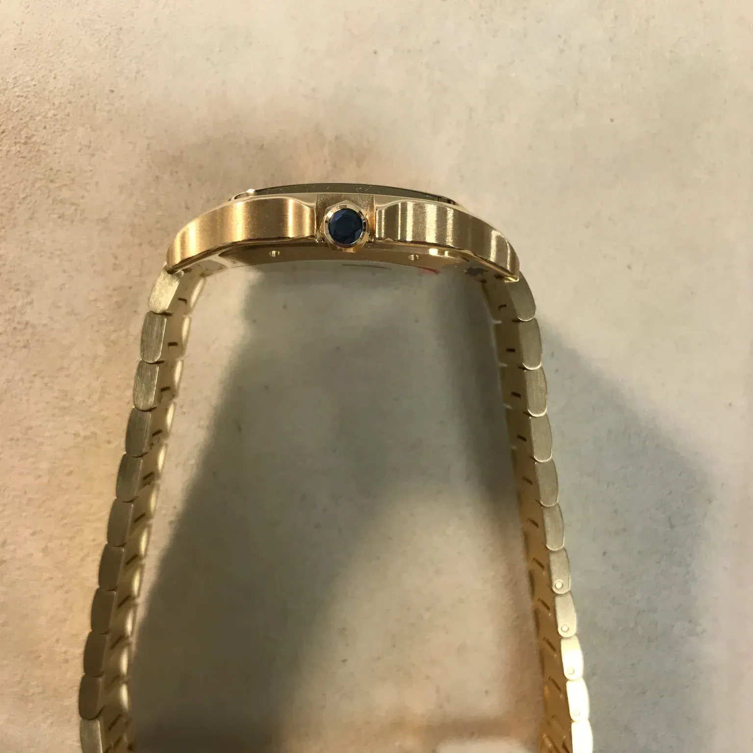 Cartier Santos WGSA0029 40mm Yellow gold Silver 5