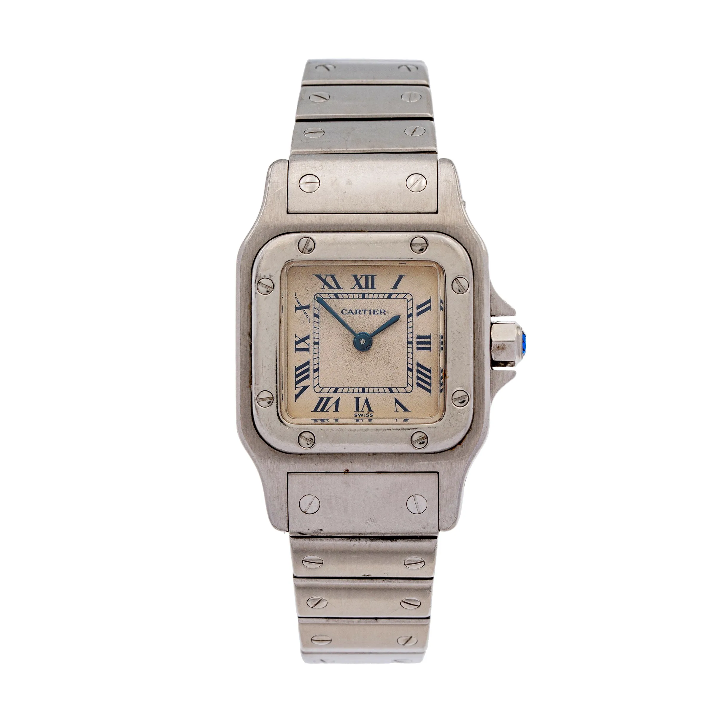 Cartier Santos Galbée 01697 - 905790 24mm Stainless steel Cream