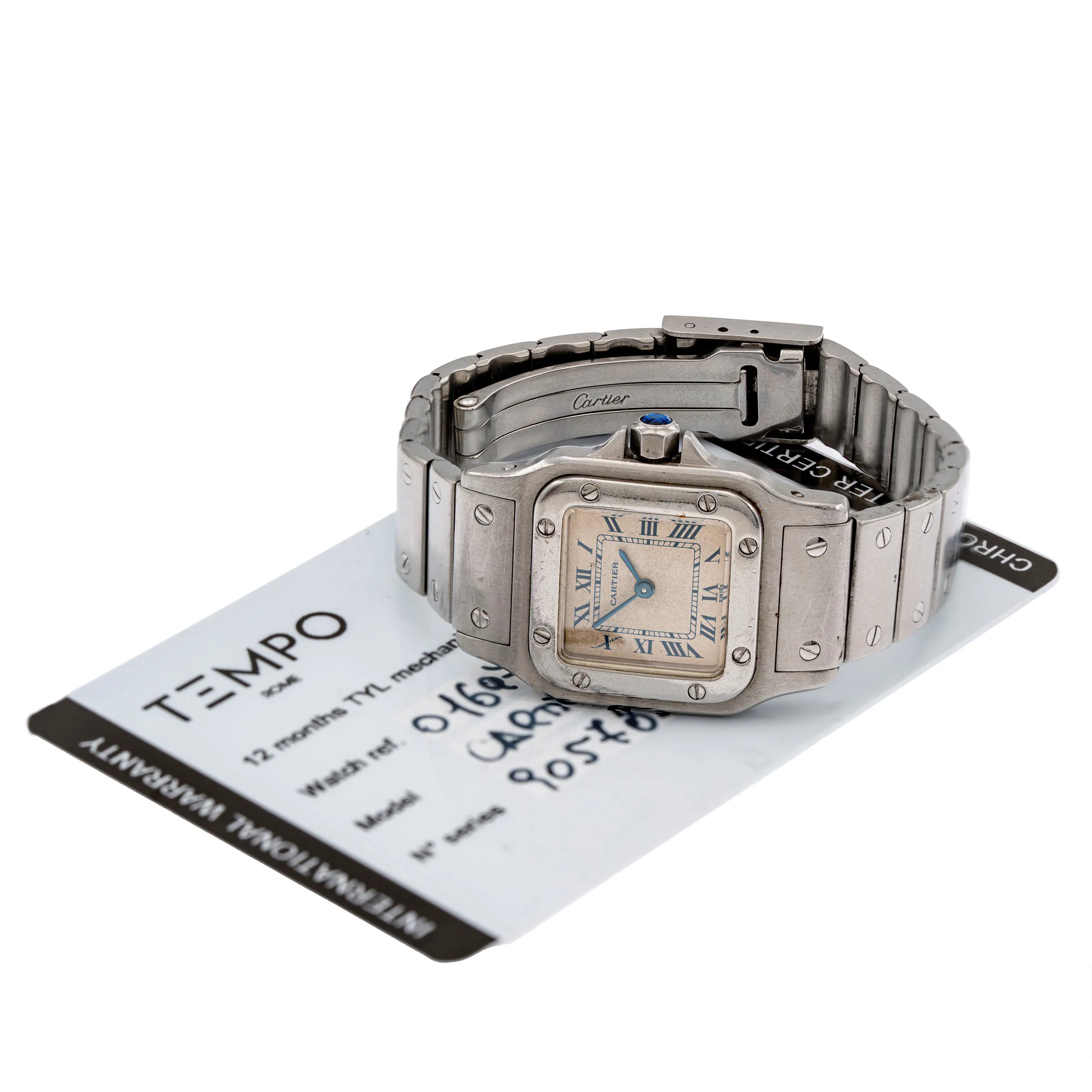 Cartier Santos Galbée 01697 - 905790 24mm Stainless steel Cream 1