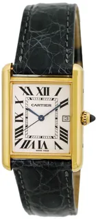 Cartier Tank Louis 2441 Yellow gold White