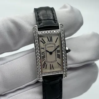 Cartier Tank Américaine 2489 White gold Silver