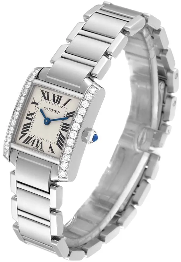 Cartier Tank Française W4TA0008 25mm Stainless steel Silver 3