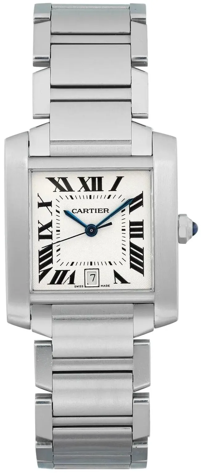 Cartier Tank Française W51002Q3 28mm Stainless steel Silver