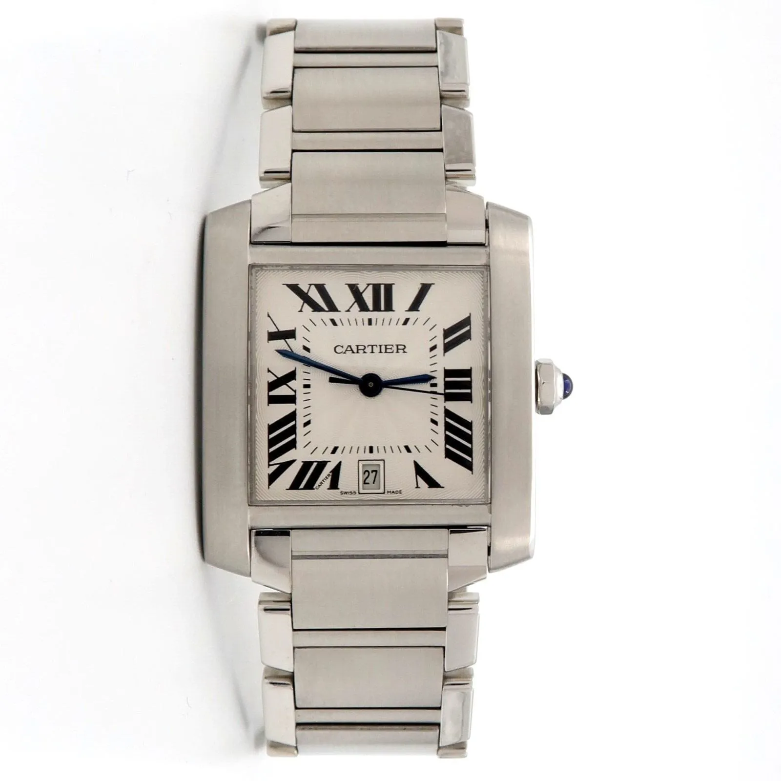 Cartier Tank Française W51002Q3 28mm Stainless steel Silver