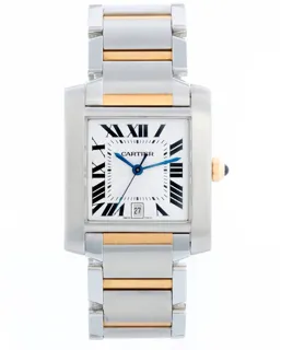 Cartier Tank Française W51005Q4 Stainless steel Silver