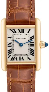 Cartier Tank W1529856 Yellow gold Silver