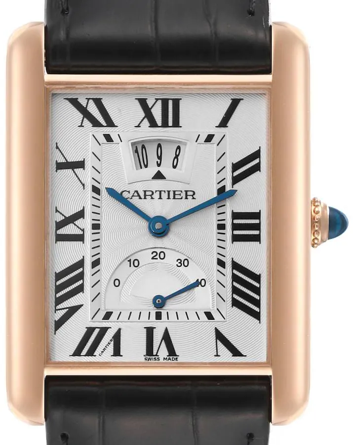 Cartier Tank W1560003 29mm Rose gold Silver