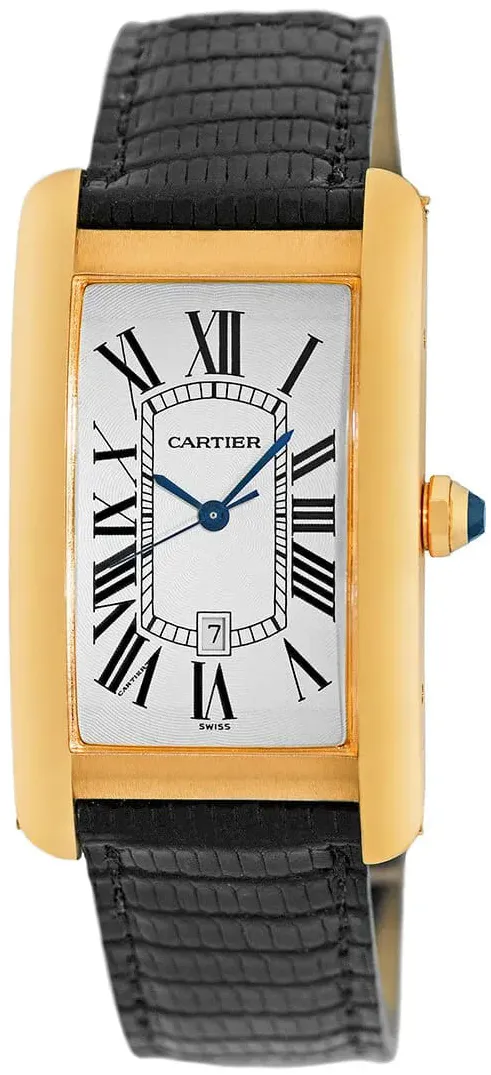 Cartier Tank W2603156 45mm Yellow gold Silver