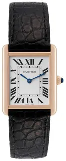 Cartier Tank Solo W5200004 Yellow gold White