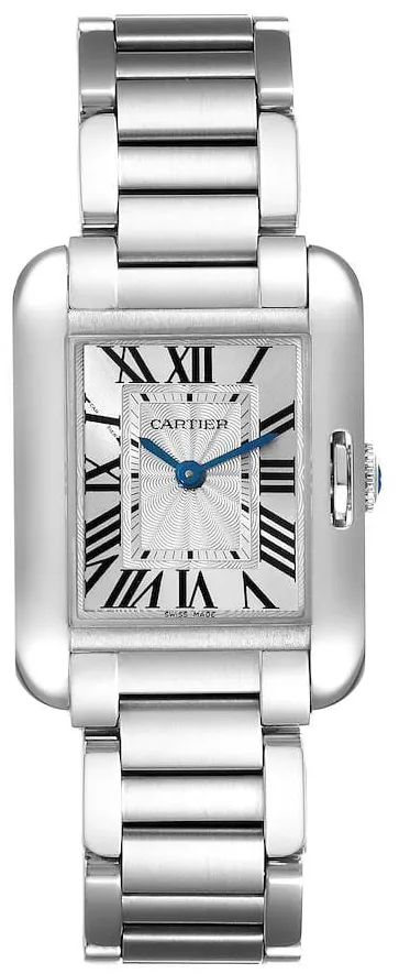 Cartier Tank Anglaise W5310022 30mm Steel Silvered