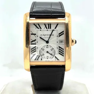 Cartier Tank W5330001 Rose gold Silver