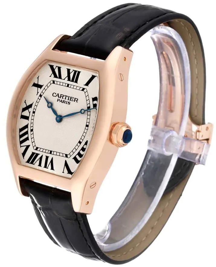 Cartier Tortue 2763 48mm Rose gold Silver 5