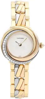 Cartier Trinity 2357 Yellow gold White