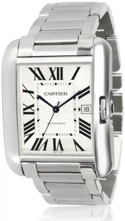 Cartier Tank Anglaise w5310008 Stainless steel Silver